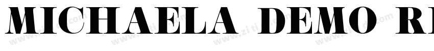 Michaela Demo Regula字体转换